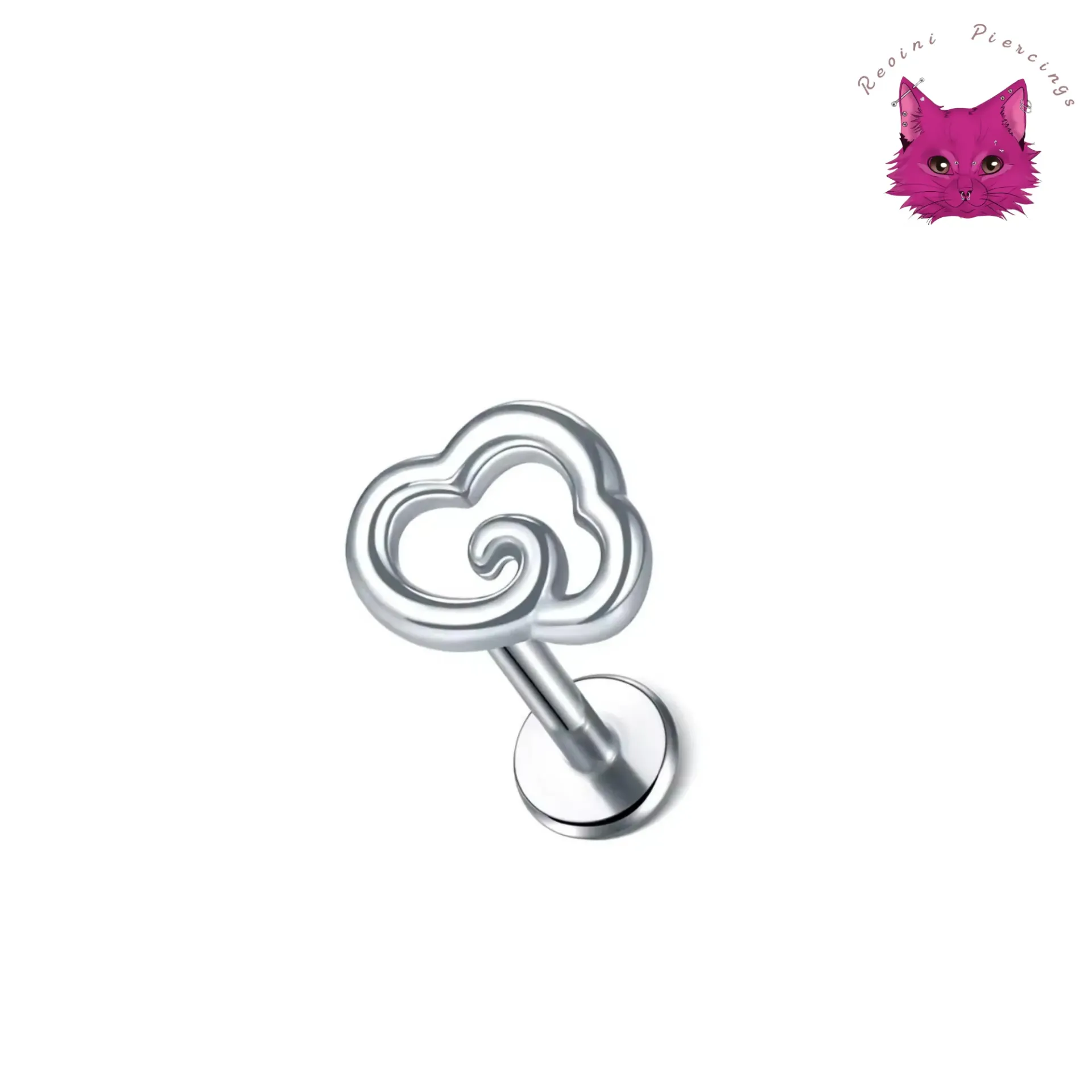 [PJ-DF-SS-S-16-8-D-10-O] Cloud Swirl (সিলভার)