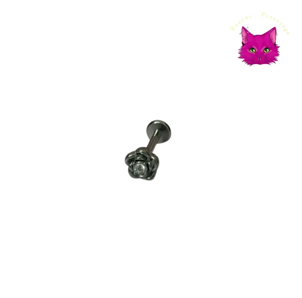 [PJ-DF-SS-S-16-8-D-21-O] Rose Gem (Silver)
