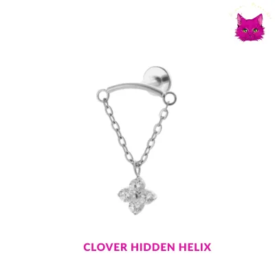 [PJ-HH-TT-S-16-A-4-O] Clover Hidden Helix (সিলভার)