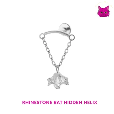 [PJ-HH-TT-S-16-A-5-O] Bat Hidden Helix (সিলভার)
