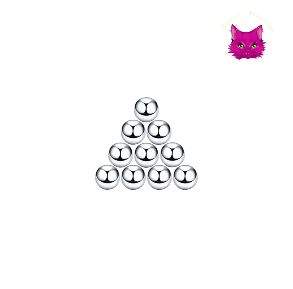 [PJ-EX-SS-S-16-N-E-1-3] Extension Ball—Stainless Steel (সিলভার, 3)